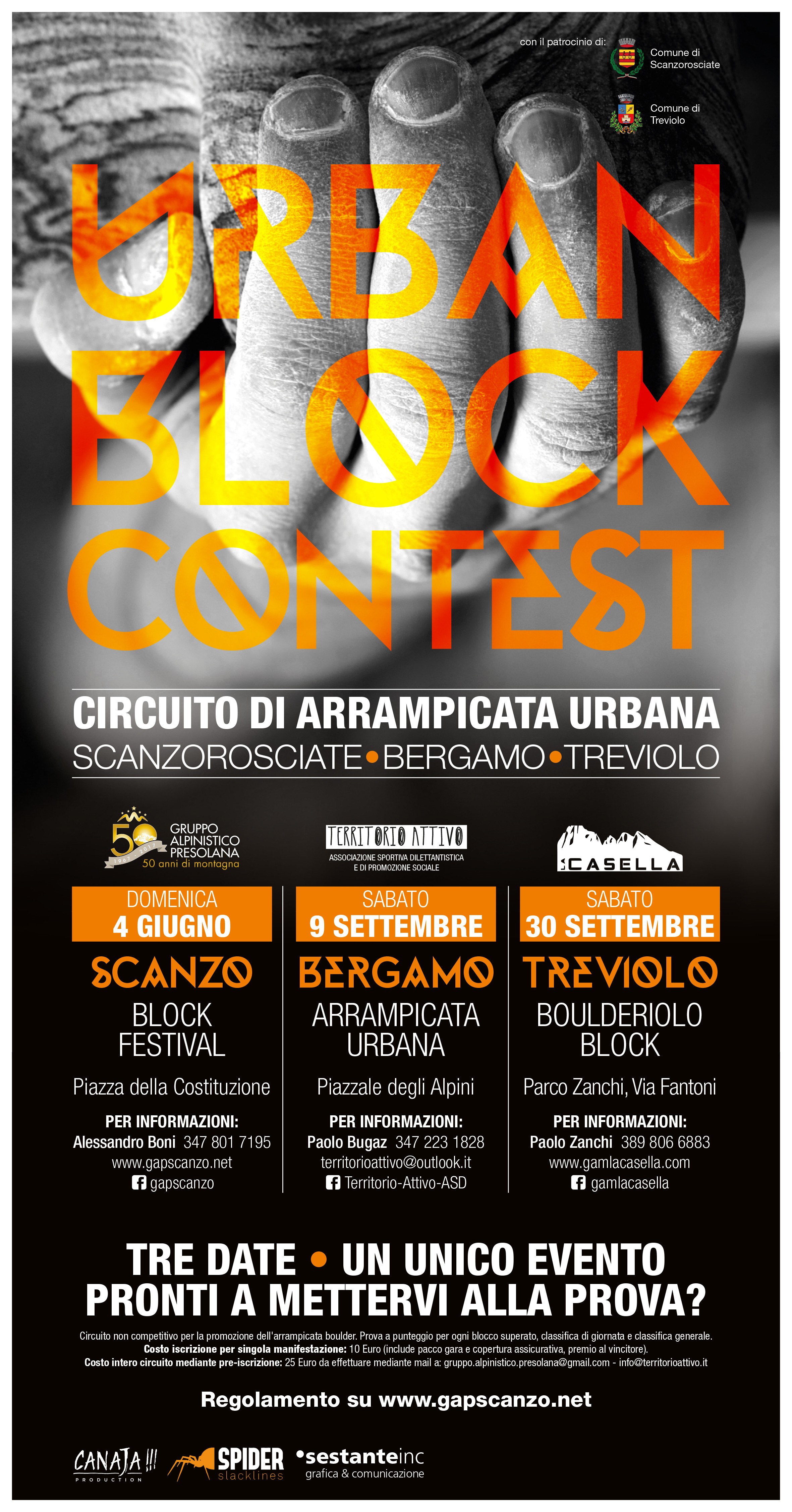 URBAN BLOCK CONTEST – Circuito di Arrampicata Urbana