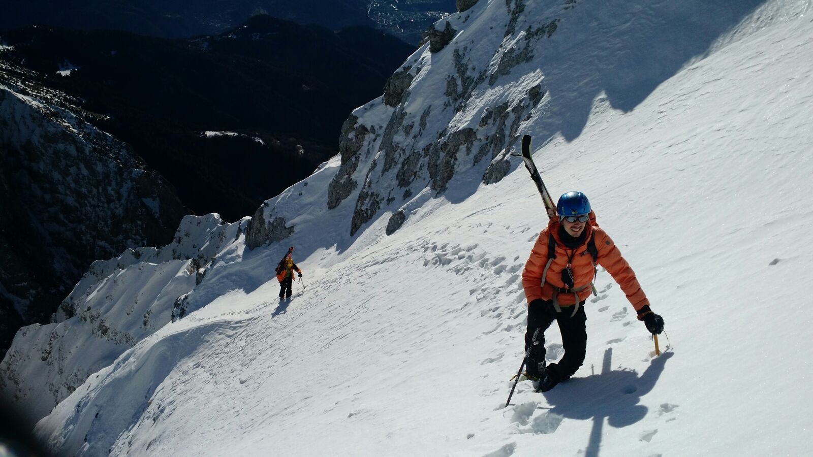 Cimon della Bagozza (2.407 m) con gli Sci